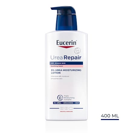 Eucerin Urea Repair 5% Urea Feuchtigkeitslotion mit beruhigendem Duft Eucerin