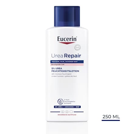 Eucerin UreaRepair 5% Urea Feuchtigkeitslotion mit beruhigendem Duft Eucerin