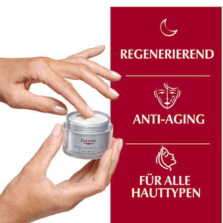 Eucerin Hyaluron-Filler + Volume-Lift Anti-Age Nachtpflege Eucerin