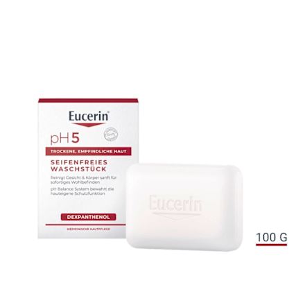 Eucerin pH5 seifenfreies Waschstück für empfindliche trockene Haut Eucerin