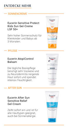 Eucerin Sun Protection Sensitive Protect Kids Sun Spray LSF 50+ Eucerin