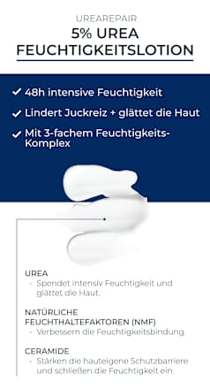 Eucerin UreaRepair PLUS 5% Urea Lotion sehr trockene, raue Haut Eucerin