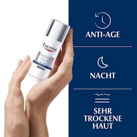 Eucerin Hyaluron-Filler + 3x Effect 5% Urea Anti-Age Nachtpflege Eucerin