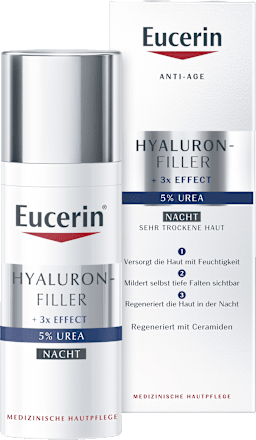Eucerin Hyaluron-Filler + 3x Effect 5% Urea Anti-Age Nachtpflege Eucerin
