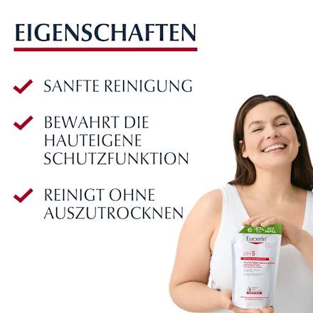 Eucerin pH5 Waschlotion für empfindliche, trockene Haut Nachfüllbeutel Eucerin