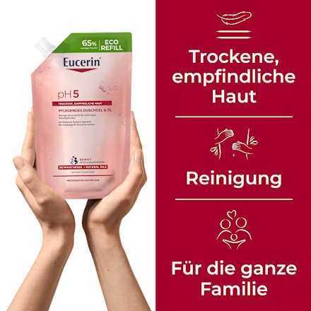 Eucerin pH5 pflegendes Duschgel & Öl Nachfüller Eucerin