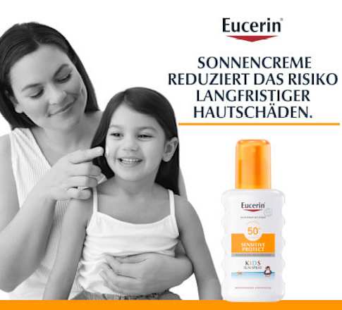 Eucerin Sun Protection Sensitive Protect Kids Sun Spray LSF 50+ Eucerin