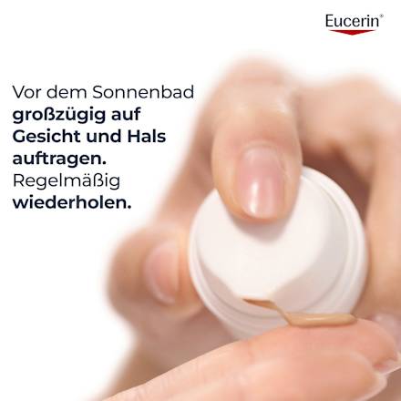 Eucerin Sun Protection Oil Control Tinted Dry Touch Face Sun Gel-Creme LSF 50+ Hell Eucerin