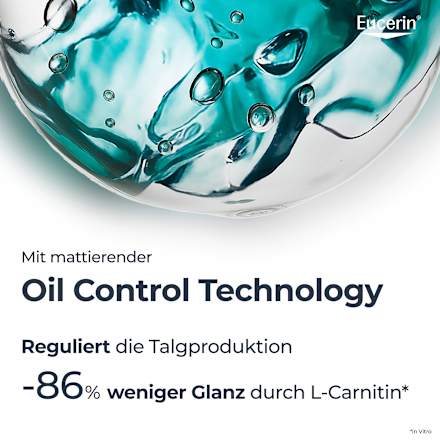 Eucerin Sun Protection Oil Control Tinted Dry Touch Face Sun Gel-Creme LSF 50+ Hell Eucerin