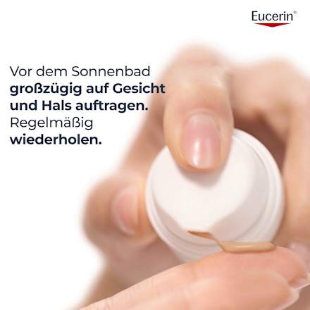 Eucerin Sun Protection Oil Control Tinted Dry Touch Sun Gel-Creme Mittel LSF 50+  Eucerin