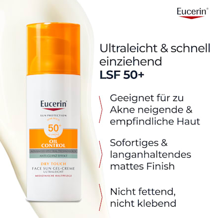 Eucerin Oil Control Face Sun Gel-Creme LSF 50+ Eucerin