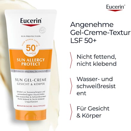 Eucerin Sun Allergy Protect Sun Gel-Creme LSF 50+ Eucerin