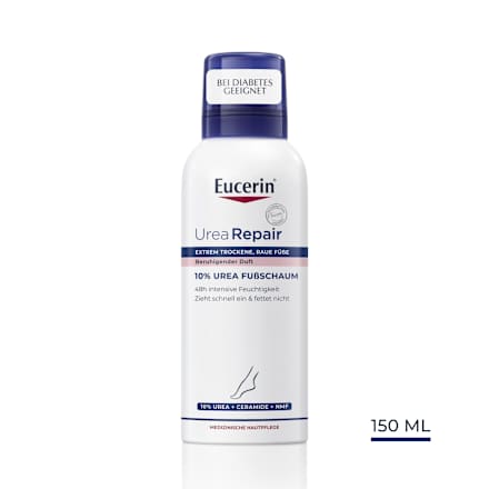 Eucerin UreaRepair PLUS 10% Urea Fußschaum mit beruhigendem Duft Eucerin