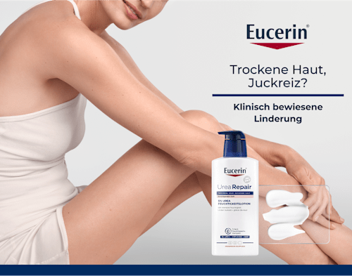 Eucerin Urea Repair 5% Urea Feuchtigkeitslotion mit beruhigendem Duft Eucerin
