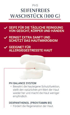 Eucerin pH5 seifenfreies Waschstück für empfindliche trockene Haut Eucerin