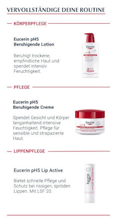 Eucerin pH5 seifenfreies Waschstück für empfindliche trockene Haut Eucerin