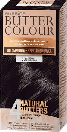 Barva za lase Butter Colour, 306 Globoko rjava SUBRiNA