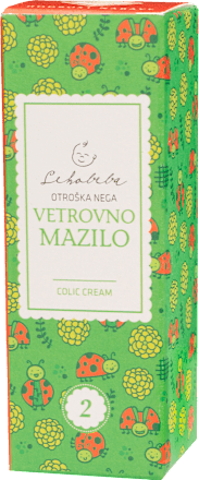 Vetrovno mazilo za dojenčke Lekobeba