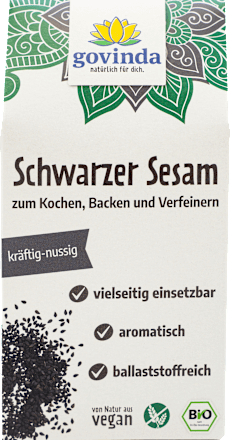 Saaten Schwarzer Sesam govinda