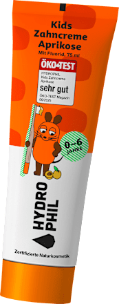 Zahncreme für Kinder Aprikose Hydrophil