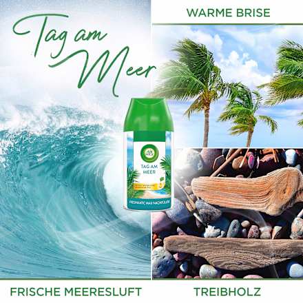 Lufterfrischer Freshmatic Tag am Meer Nachfüllpack (2x250 ml) AIR WICK
