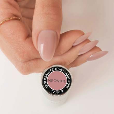 UV Nagellack Cover Base Protein Light Nude NÉONAIL