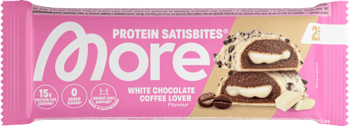 Proteinriegel Satisbites, White Chocolate Coffee Lover More Nutrition
