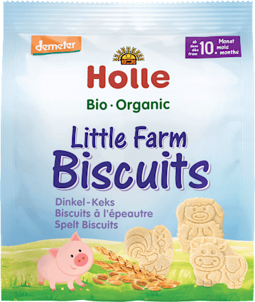 Babykekse Litte Farm Biscuits Dinkel, ab 10 Monaten Holle