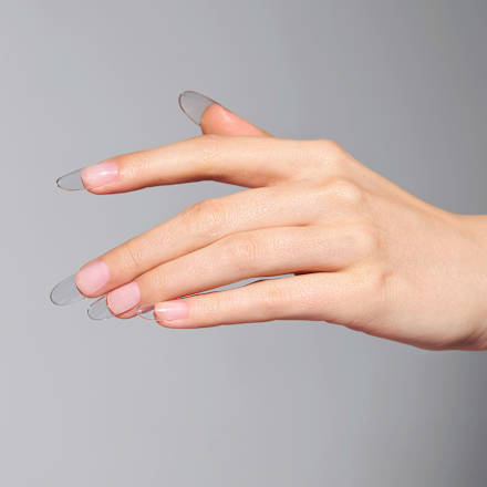 Invisible Flexi Tips 01 - Clear Oval NÉONAIL