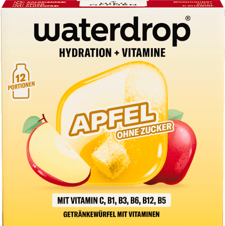 Getränkewürfel Microdrink Apfel (12 Stück) waterdrop