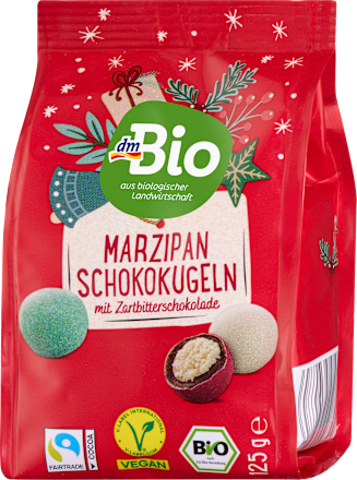 Schokokugeln Marzipan dmBio