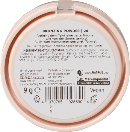 Bronzing Powder Mattifying 02 alverde NATURKOSMETIK