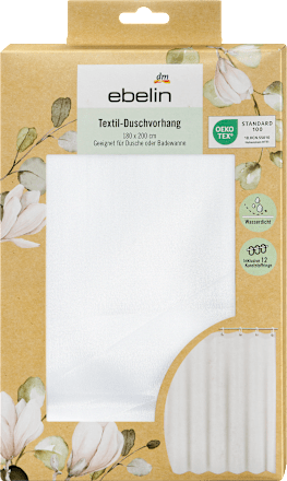 Textil-Duschvorhang ebelin