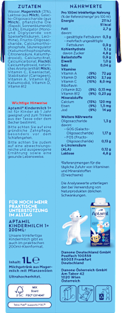 Kindermilch Pronutra, ab 1 Jahr Aptamil