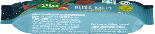 Bliss Balls, Mandel-Orange, Adventskalender zum Selbstgestalten 2026 dmBio