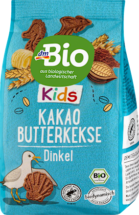 Kinderkekse Kakao Butterkekse Dinkel ab 3 Jahren dmBio
