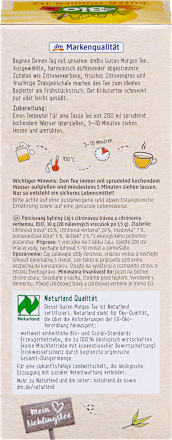 Kräutertee "Guten Morgen" mit Zitronengras & Zitronenverbene (20 Beutel) dmBio