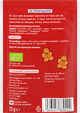 Gewürzmischung, Pumpkin Spice dmBio
