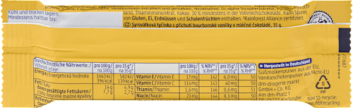 Molke-Riegel mit Bourbon Vanille Geschmack Mivolis