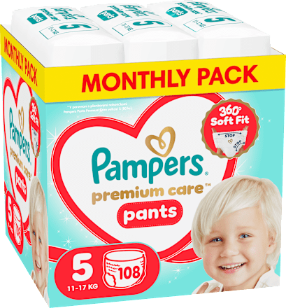 plenkové kalhotky, velikost 5 Pampers Premium Care