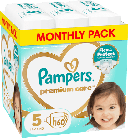 pleny, velikost 5 Pampers Premium Care