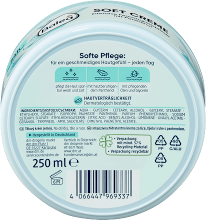 Pflegecreme Soft Creme Balea