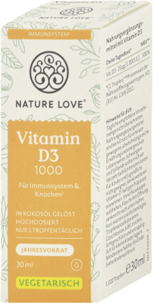 Vitamin D3 1000 Nature Love