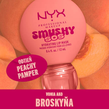 Maska na pery Smushy SOS - 03 Peachy Pamper NYX PROFESSIONAL MAKEUP