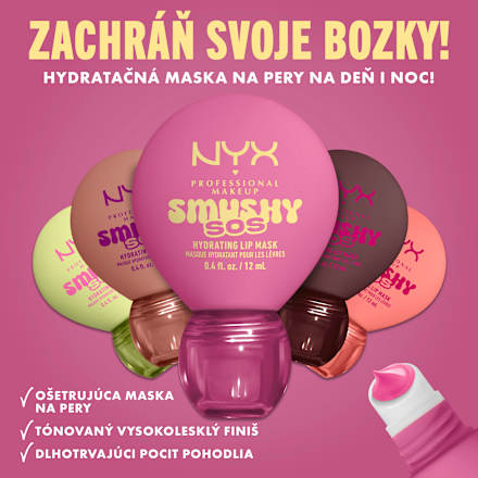 Maska na pery Smushy SOS - 03 Peachy Pamper NYX PROFESSIONAL MAKEUP