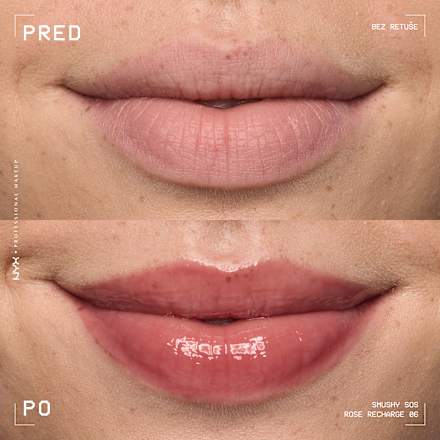 Maska na pery Smushy SOS - 06 Rose Recharge NYX PROFESSIONAL MAKEUP