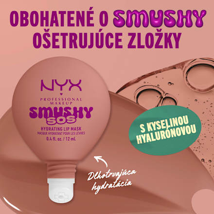 Maska na pery Smushy SOS - 02 Shea So Smooth NYX PROFESSIONAL MAKEUP