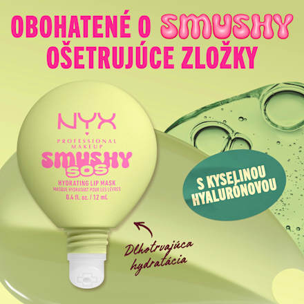 Maska na pery Smushy SOS - 01 Green Sereni-Tea NYX PROFESSIONAL MAKEUP