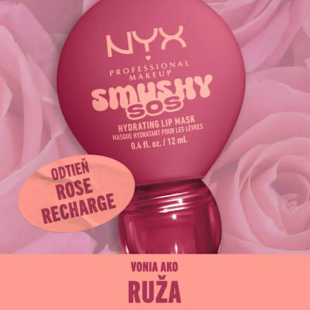 Maska na pery Smushy SOS - 06 Rose Recharge NYX PROFESSIONAL MAKEUP