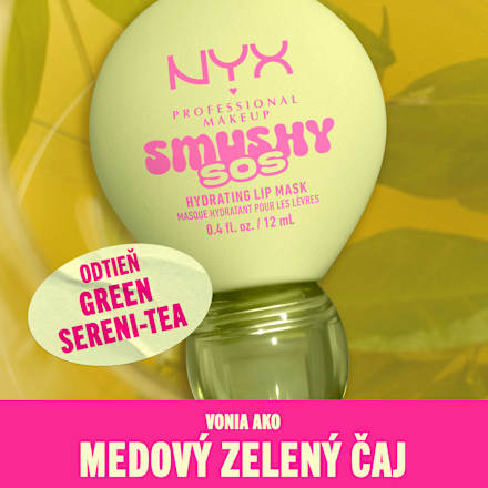 Maska na pery Smushy SOS - 01 Green Sereni-Tea NYX PROFESSIONAL MAKEUP